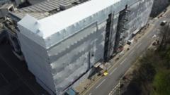 Building at risk of collapse sparks exclusion zone