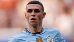 Foden unlikely to join England squad – Guardiola