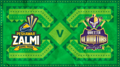 Peshawar Zalmi v Quetta Gladiators - PSL scorecard