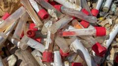 'Disgusting' clinical waste dumped on Sheppey beaches