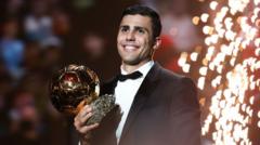 Man City and Spain midfielder Rodri wins men's Ballon d'Or