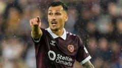 Kyziridis exits Hearts for Turkish club Corum