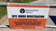 Illegal waste dump on farmland site shut down