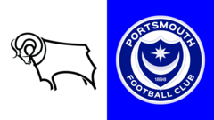 Pick of the stats: Derby County v Portsmouth