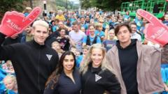 Gladiators start Great North Run children's races