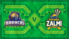Peshawar Zalmi beat Karachi Kings by seven wickets - PSL scorecard