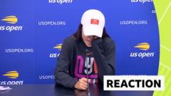 'I feel sad' - Raducanu fights back tears after US Open exit