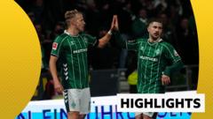 Brilliant Grull goal earns Bremen back-to-back home victories