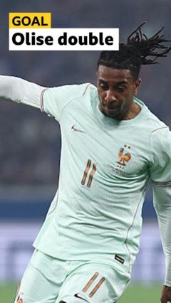 'Emphatic' Olise doubles France's lead over NI