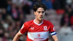 Hackney doubtful for Boro's trip to Blackburn