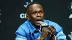 Adesanya sheds tears at charged UFC 305 news conference