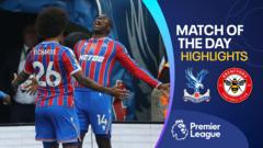 Palace end winless run with victory over in-form Brentford