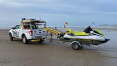 RNLI lifeguards have 'extremely busy' two weeks
