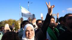 Thousands join rallies across Syria to celebrate fall of Assad