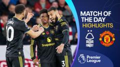 Late Amad volley earns Man Utd point in thriller at Forest