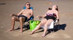 Highs of 30C ahead of Monday's UK heatwave peak