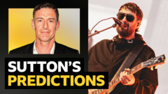 Sutton's opening weekend predictions v Courteeners frontman Liam Fray