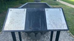 Memorial to miners vandalised at nature reserve