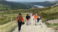 Litter picking on mountain like 'sinking ship'