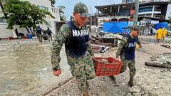 Hurricane Erick makes landfall in Mexico's Oaxaca state