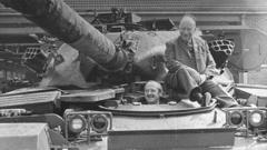 Tank heroes' Victoria Crosses together for VE Day