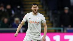 Matos confirms defender Ward's Swansea exit
