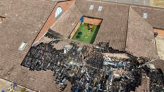 School blaze caused by sun on perspex canopy