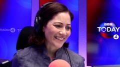 Watch: Forgive me for crashing the pips, says Mishal Husain in her final Today programme