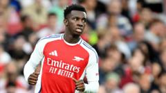 Forest in talks with Arsenal over striker Nketiah