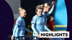 Man City beat Aston Villa to go top of WSL