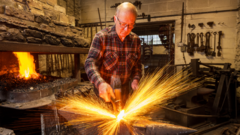 The blacksmith whose work protects the crown jewels and adorns royal palaces