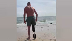 I built my own prosthetic leg for swimming