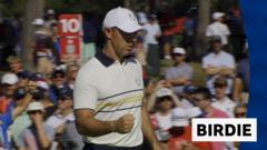 McIlroy steadies Europe with birdie on 11th