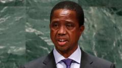 Former Zambian President Lungu dies aged 68