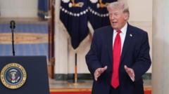 Trump leaves key questions unanswered as he seeks to calm nerves over war