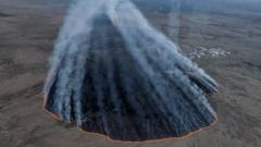 Wildfire destroys 12,500 acres of land on Dartmoor