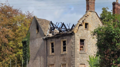 Road reopens after fire at derelict former school