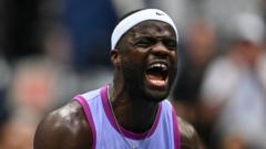 Tiafoe defeats 'annoying' Shelton in five-set thriller