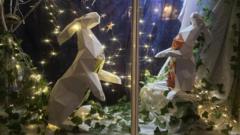 Advent windows light up village one day at a time