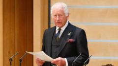 King marks Scottish Parliament's 25th anniversary