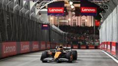 Norris heads Leclerc in Singapore GP practice