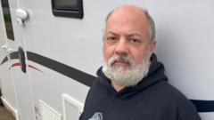 Campervan dweller 'trapped' as car park closed