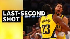 Haliburton's last-second winner puts Pacers ahead in NBA Finals