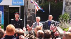 King Charles takes part in historic Borders hand ba' game