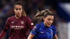 Man City to face Chelsea in Women's Champions League quarters