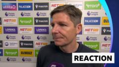 Glasner proud of Palace draw after 'difficult' European turnaround