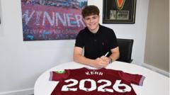 NI teen Kerr pens professional deal at West Ham