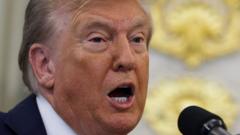 Trump addresses online health rumours in Oval Office