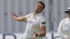 Crawley out for five as Northants close in on victory against Kent