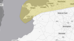 Strong winds warning issued for north Wales